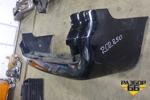 Бампер задний (до 2015г под парктроник) (5215960260) для Toyota Land Cruiser (200) с 2008г (Ленд Крузер)