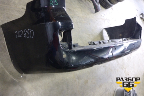 Бампер задний (до 2015г под парктроник) (5215960260) для Toyota Land Cruiser (200) с 2008г (Ленд Крузер)