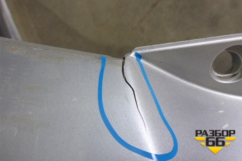 Бампер задний (под парктроник) (5215948050) для Lexus RX 300/330/350 с 2003-2009г (РХ)