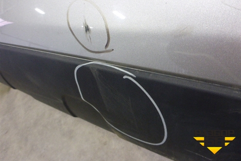 Бампер задний (под парктроник) (5215948050) для Lexus RX 300/330/350 с 2003-2009г (РХ)