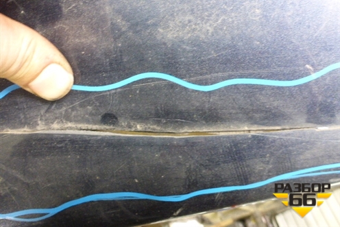 Бампер задний (под парктроник) (5215948050) для Lexus RX 300/330/350 с 2003-2009г (РХ)