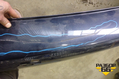 Бампер задний (под парктроник) (5215948050) для Lexus RX 300/330/350 с 2003-2009г (РХ)