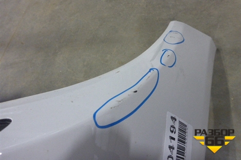 Бампер передний (под парктроник и омыватели) (51117294651) для BMW 4-серия F32 с 2013-2020г