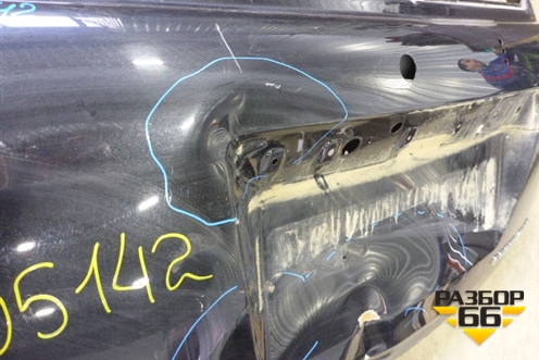 Дверь багажника без стекла для Chevrolet Captiva с 2006-2011г (Каптива 1 до рестаилинг)