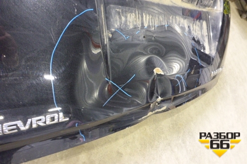 Дверь багажника без стекла для Chevrolet Captiva с 2006-2011г (Каптива 1 до рестаилинг)