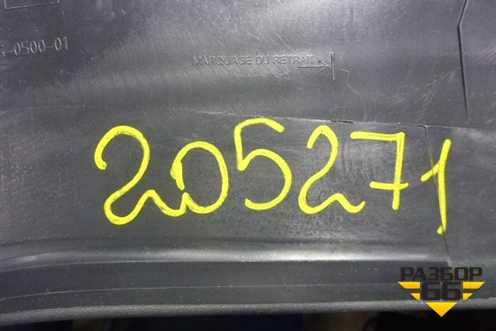 Обшивка стойки центральная нижняя левая (8200034955) для Renault Megane 2 с 2002-2009г (Меган)