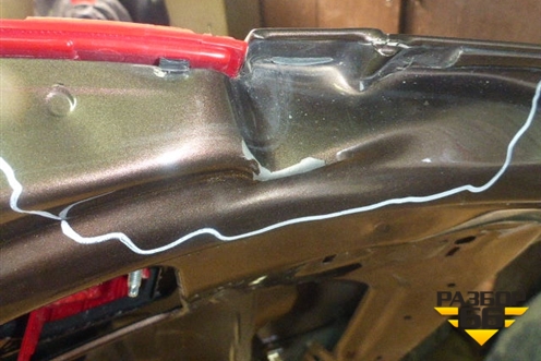 Дверь багажника без стекла (7P6827025B) для Volkswagen Touareg с 2010-2018г (Туарег)