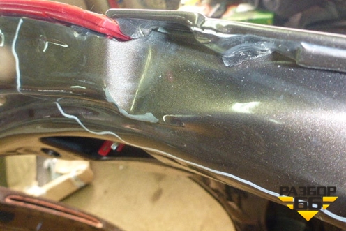 Дверь багажника без стекла (7P6827025B) для Volkswagen Touareg с 2010-2018г (Туарег)