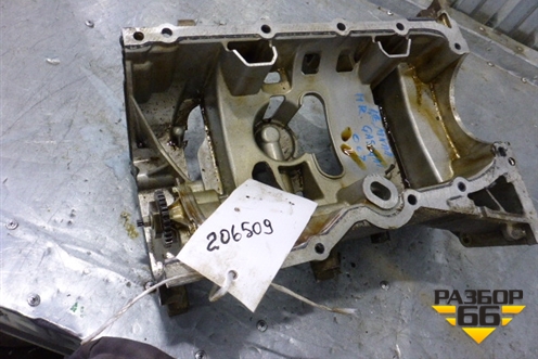 Поддон двигателя масляный (силуминовый 1.6л HR16) для Nissan Qashqai (J10E) с 2006-2013г (Кашкай)