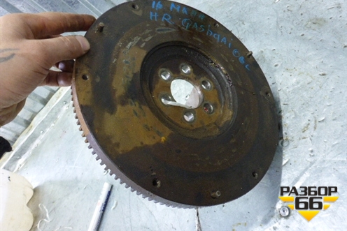 Маховик (1.6л HR МКПП) для Nissan Qashqai (J10E) с 2006-2013г (Кашкай)