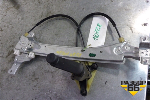 Стеклоподъёмник механический задний правый для Renault Megane 3 с 2008-2016г (Меган)