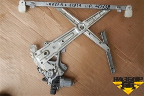 Стеклоподъёмник электрический передний правый для Mitsubishi Lancer-X с 2007г (Лансер)