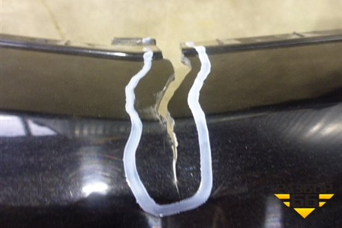 Бампер передний (после 2012г под парктроник и омыватели) для Mercedes Benz GLK-Klass X204 с 2008г (ГЛК)