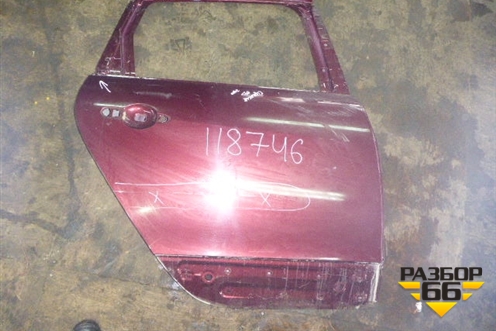 Дверь задняя правая (821001572R) для Renault Scenic с 2009г (Сценик)