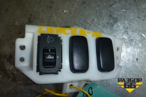 Переключатель корректора фар для Mitsubishi Lancer-X с 2007г (Лансер)