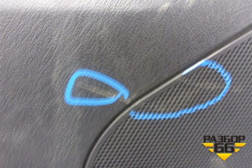 Обшивка двери задней левой под механику (универсал) для Peugeot 307 с 2001-2007г