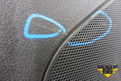 Обшивка двери задней левой под механику (универсал) для Peugeot 307 с 2001-2007г