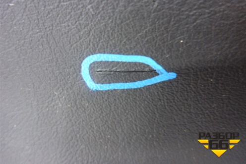 Обшивка двери задней левой под механику (универсал) для Peugeot 307 с 2001-2007г