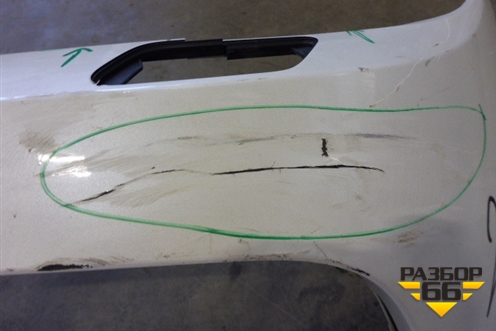 Бампер передний (без юбки под парктроник и омыватели) (A1668800940) для Mercedes Benz ML-Klass W166 c 2011г (МЛ)