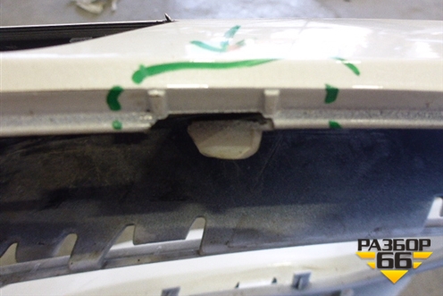 Бампер передний (без юбки под парктроник и омыватели) (A1668800940) для Mercedes Benz ML-Klass W166 c 2011г (МЛ)