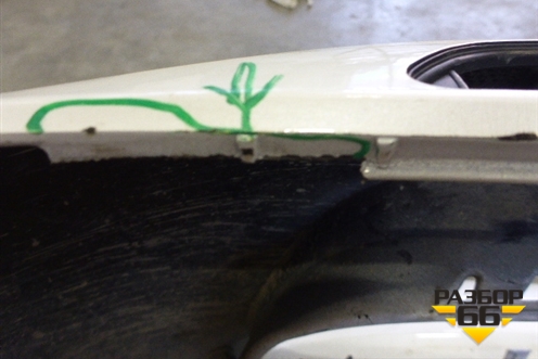 Бампер передний (без юбки под парктроник и омыватели) (A1668800940) для Mercedes Benz ML-Klass W166 c 2011г (МЛ)