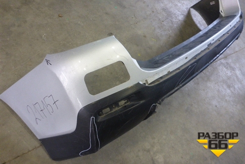 Бампер задний (5215948170) для Toyota Highlander с 2007-2013г (Хайлендер)