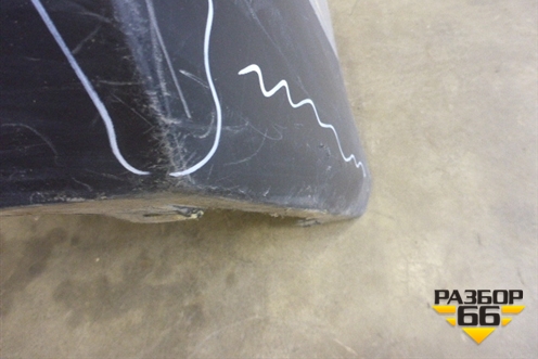 Бампер задний (5215948170) для Toyota Highlander с 2007-2013г (Хайлендер)