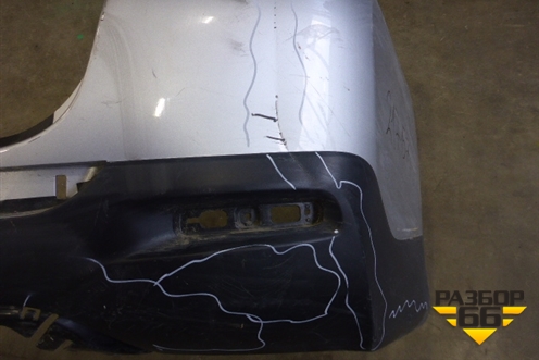 Бампер задний (5215948170) для Toyota Highlander с 2007-2013г (Хайлендер)