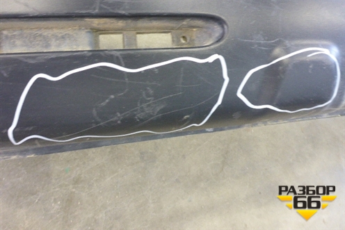 Бампер задний (до 2005г) для Honda CR-V(RD4) с 2002-2006г (ЦРВ СРВ)