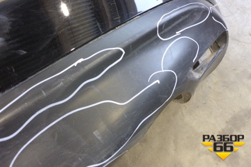 Бампер задний (под парктроник) для Infiniti Infiniti FX35/37/50 QX70 (S51) с 2008-2013г (ФХ)