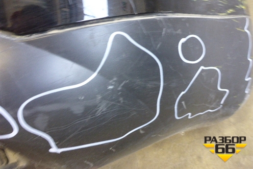 Бампер задний (под парктроник) для Infiniti Infiniti FX35/37/50 QX70 (S51) с 2008-2013г (ФХ)