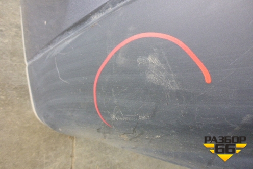 Бампер задний (до 2015г не под накладку) (5410C161ZZ) для Mitsubishi Outlander с 2012-2024г (Аутлендер)