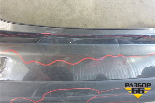 Бампер задний (до 2015г не под накладку) (5410C161ZZ) для Mitsubishi Outlander с 2012-2024г (Аутлендер)