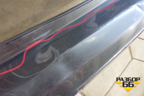 Бампер задний (до 2015г не под накладку) (5410C161ZZ) для Mitsubishi Outlander с 2012-2024г (Аутлендер)