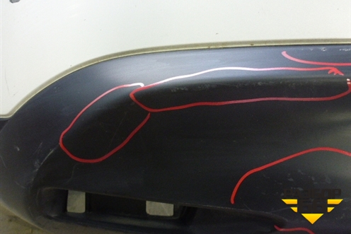 Бампер задний (под парктроник) для Infiniti Infiniti FX35/37/50 QX70 (S51) с 2008-2013г (ФХ)