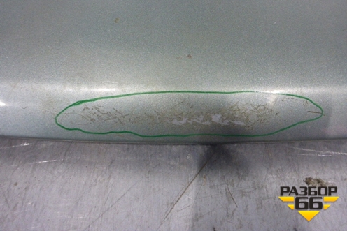 Накладка переднего бампера (верхняя) для Renault Scenic с 2003-2009г (Сценик)