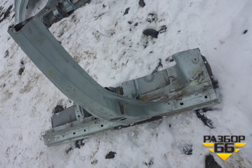 Порог со стойкой левый для Nissan Almera Classic с 2006-2013г (Альмера Классик)