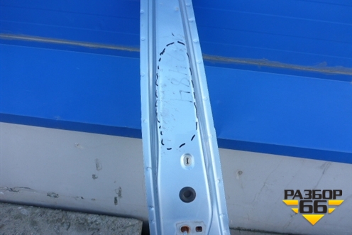 Порог со стойкой правый для Renault Megane 2 с 2002-2009г (Меган)