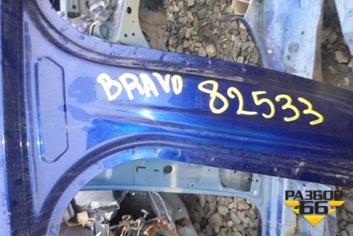 Порог со стойкой левый (5ти дверный хетчбек) для Fiat Bravo с 2006г (Браво)