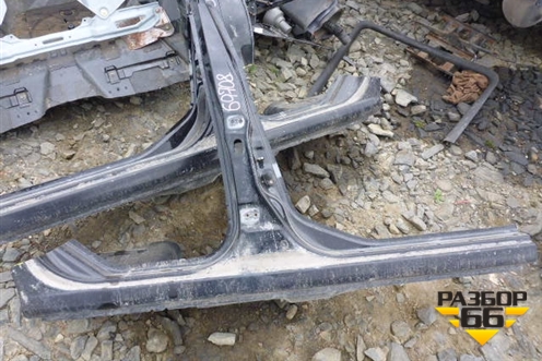 Порог со стойкой правый для Nissan Almera Classic с 2006-2013г (Альмера Классик)