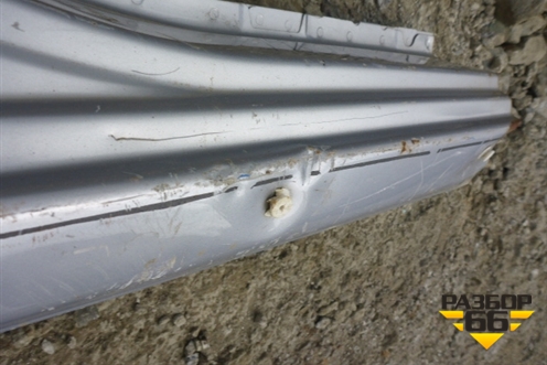 Порог со стойкой правый (седан под накладку) для Mitsubishi Lancer-X с 2007г (Лансер)