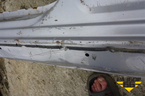 Порог со стойкой правый (седан под накладку) для Mitsubishi Lancer-X с 2007г (Лансер)