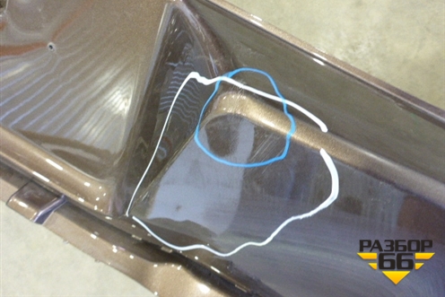 Бампер задний (5NU807421) для Volkswagen Tiguan с 2011-2016г (Тигуан)