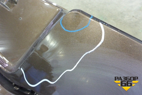 Бампер задний (5NU807421) для Volkswagen Tiguan с 2011-2016г (Тигуан)