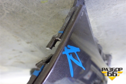 Бампер задний (5NU807421) для Volkswagen Tiguan с 2011-2016г (Тигуан)