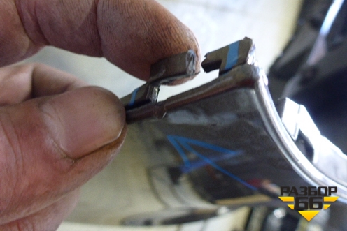 Бампер задний (5NU807421) для Volkswagen Tiguan с 2011-2016г (Тигуан)