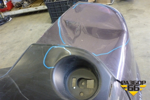 Бампер задний (85022JU14H) для Nissan X-Trail (Т31) с 2007-2014г (Хтраил)