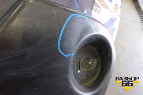 Бампер задний (85022JU14H) для Nissan X-Trail (Т31) с 2007-2014г (Хтраил)