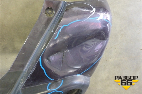 Бампер задний (85022JU14H) для Nissan X-Trail (Т31) с 2007-2014г (Хтраил)