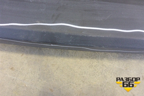 Юбка заднего бампера (под парктроник) (5E5807521) для Skoda Octavia (A7) с 2013г (Октавия)